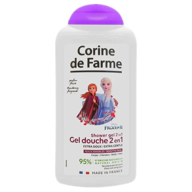 Stokomani Gel douche 2 en 1 fraise Frozen peaux sensibles