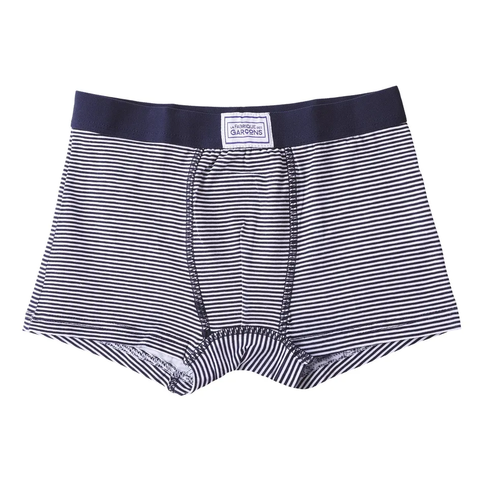 Stokomani Lot 4 boxers coton bleu garçon