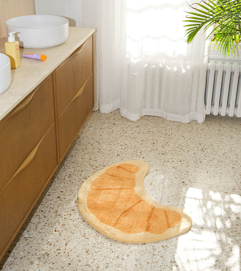 L'avant gardiste croissant tapis déco cuisine moelleux
