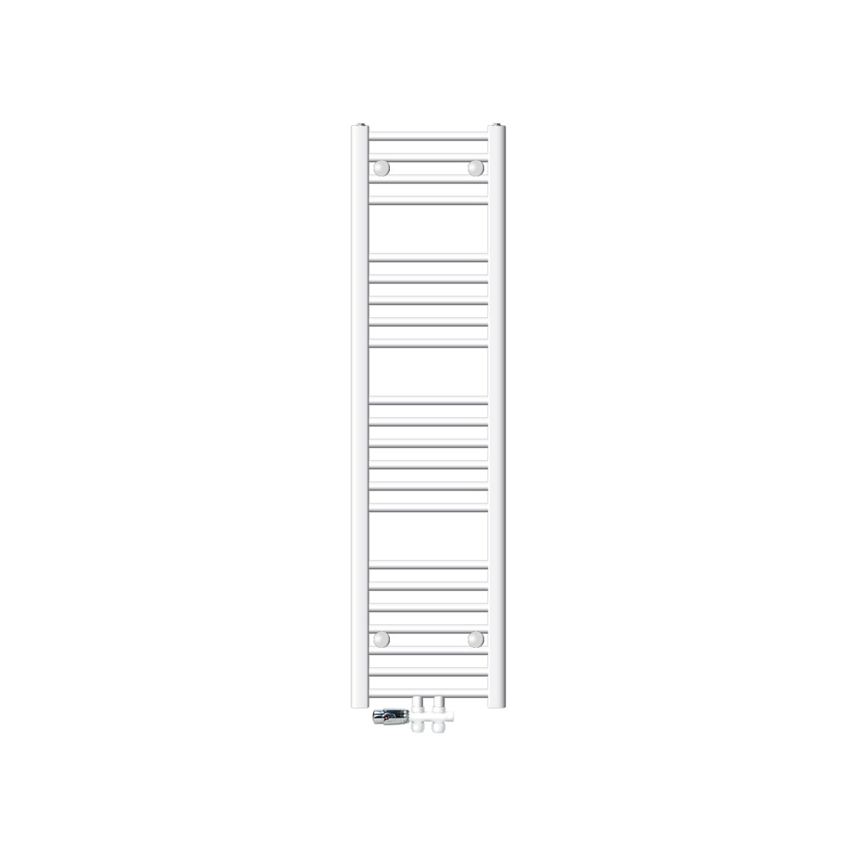 ECD Germany Heizungen 300x1400 radiateur sèche-serviettes blanc droit