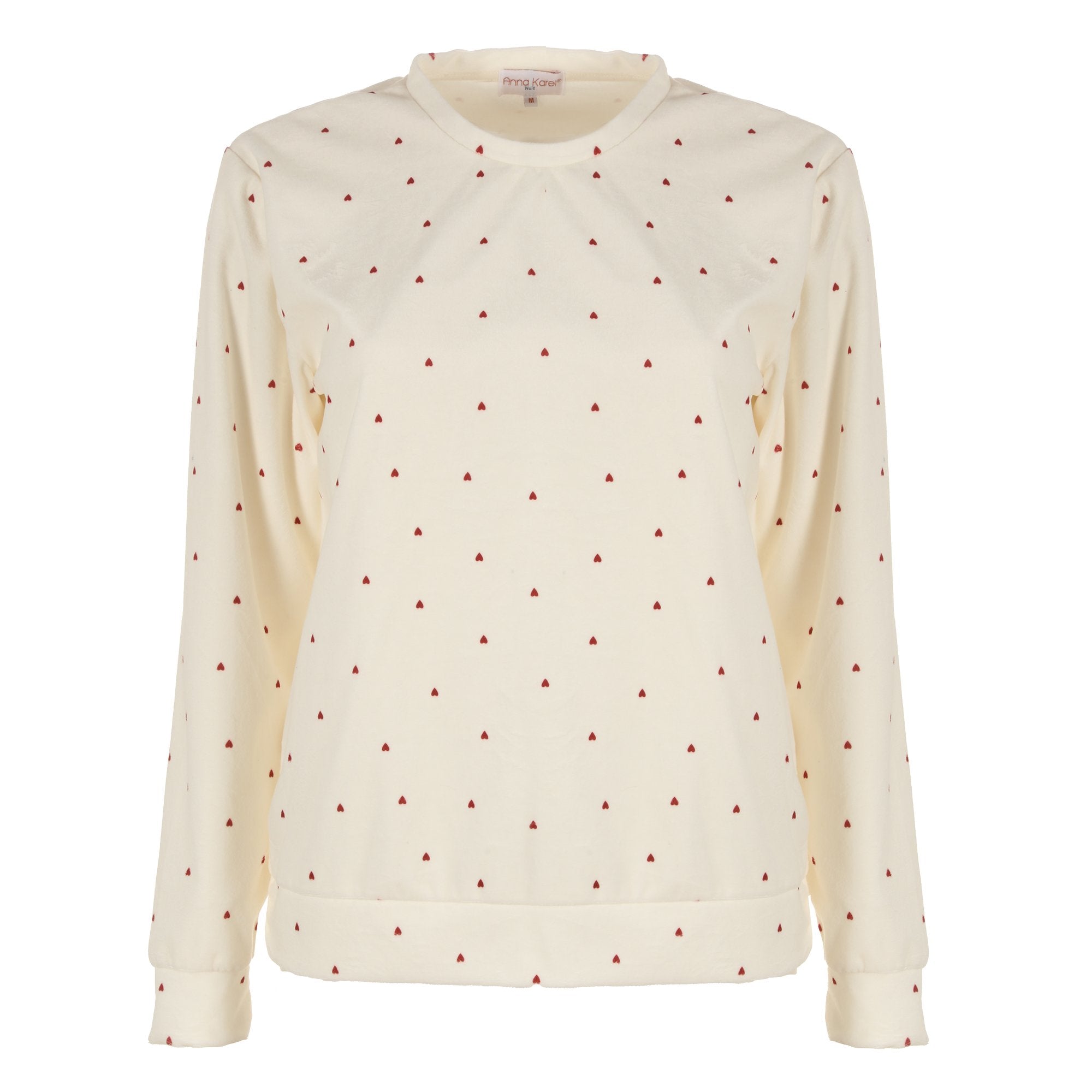 Ensemble pyjama en velours blanc doux taille M