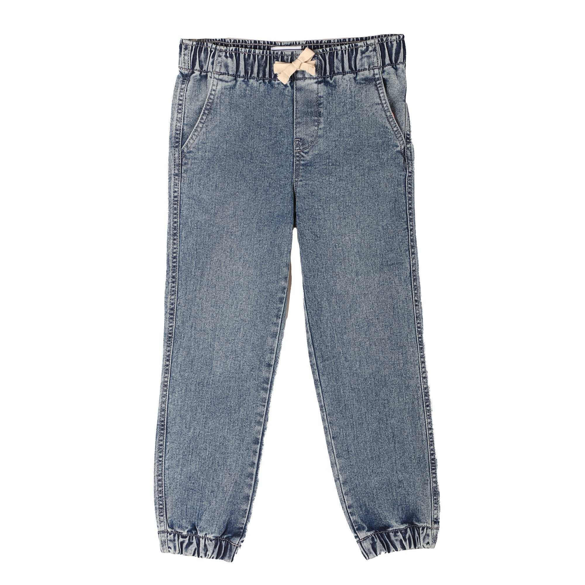 Stokomani Mode Jean jogpant bleu enfant