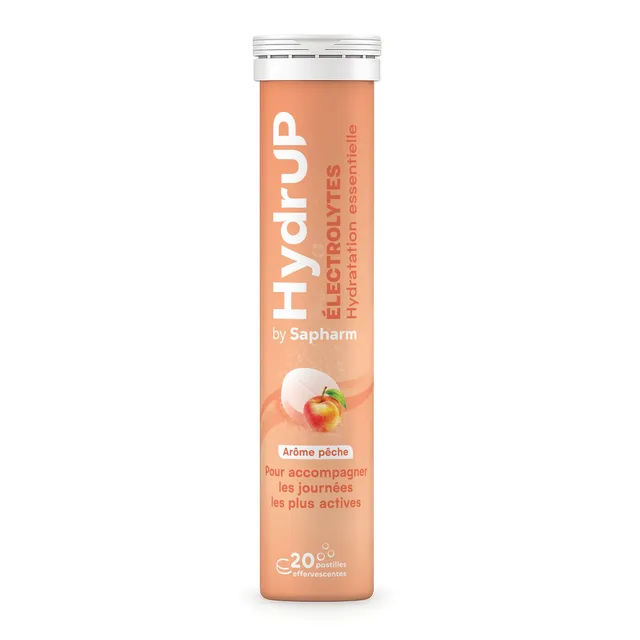 Stokomani Hydrup 20 pastilles hydratation pêche goût pêche