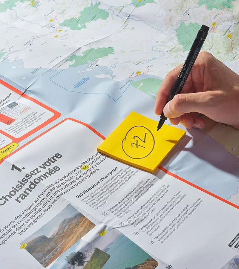 L'avant gardiste Livres Recto Verso France carte rando