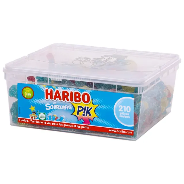 Haribo Schtroumpfs Pik Bonbons acidulés fruités