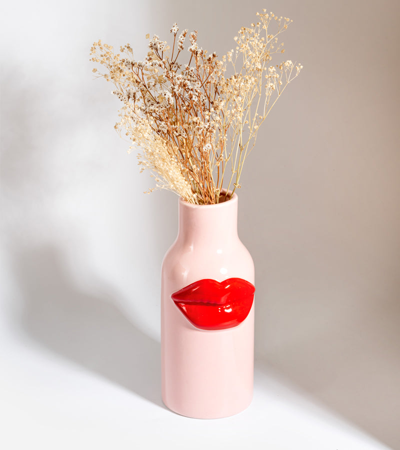 L'avant gardiste vase lips céramique Petit baiser glamour