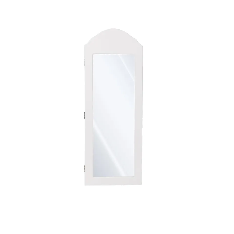 ML-Design Möbel armoire à bijoux miroir blanc 95x35x9 cm