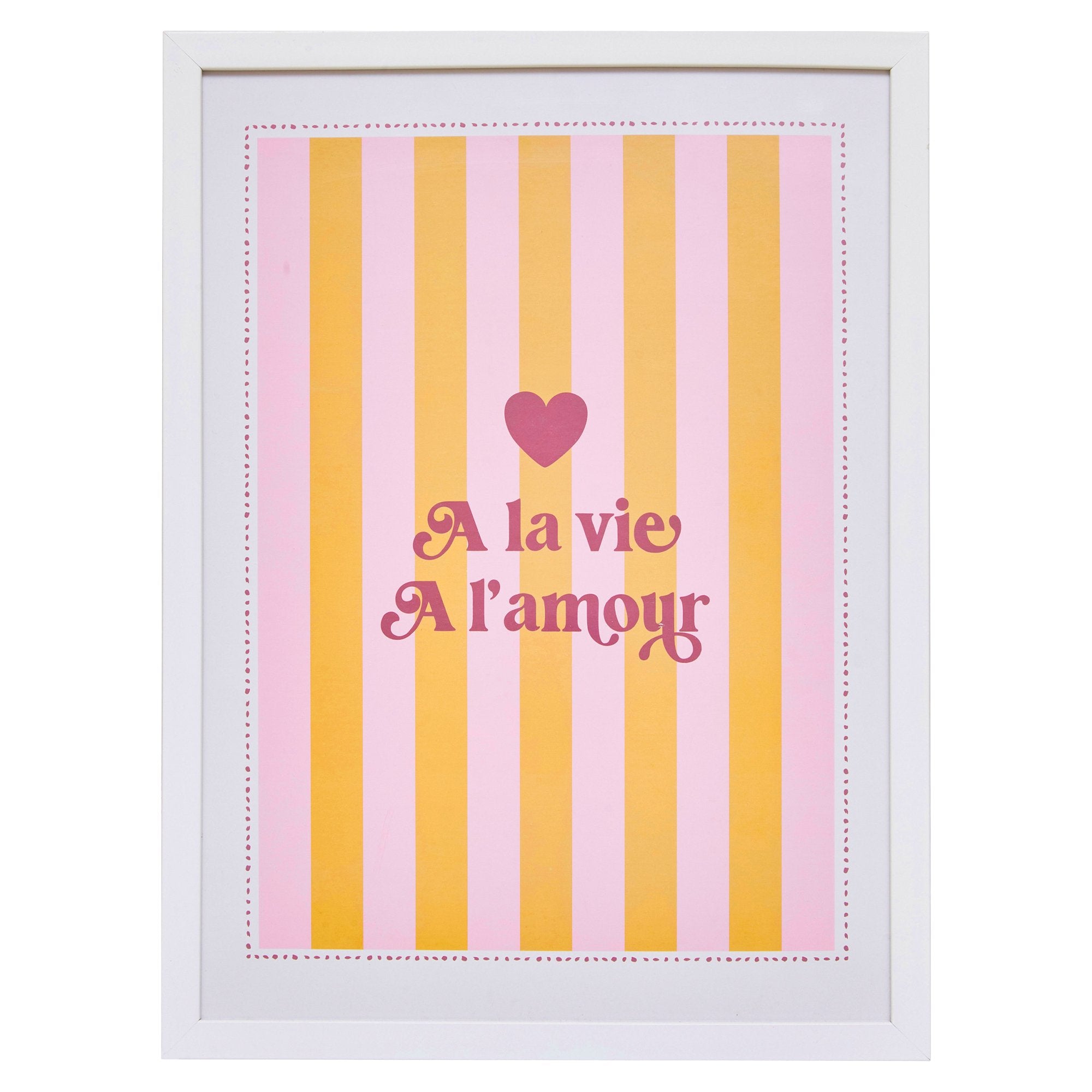 Stokomani Maison Affiche encadrée affiche amour chéri