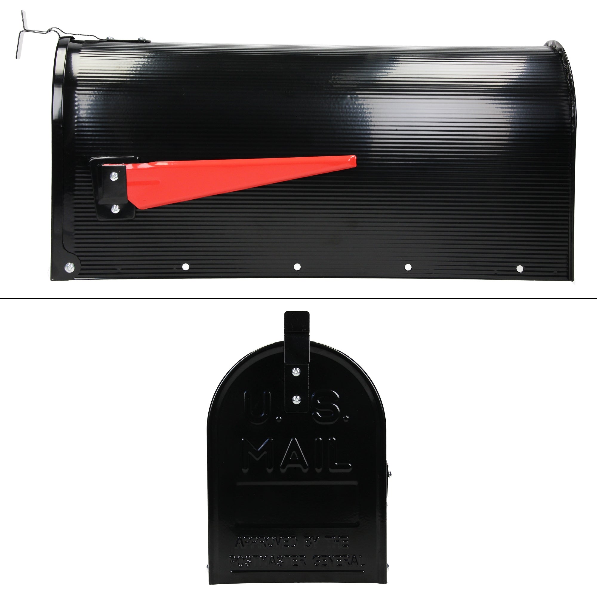 ECD Germany ML-Design Boîte aux lettres US noire aluminium