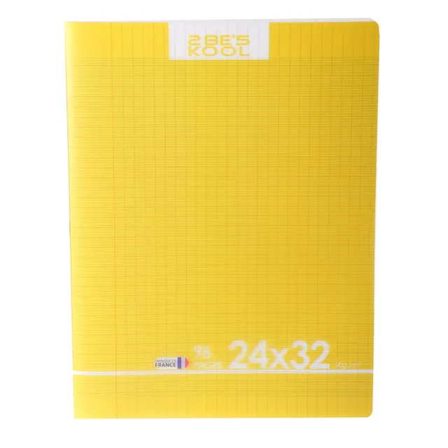 Stokomani Scolaire Cahier 96 Pages 24x32cm Polypropylène
