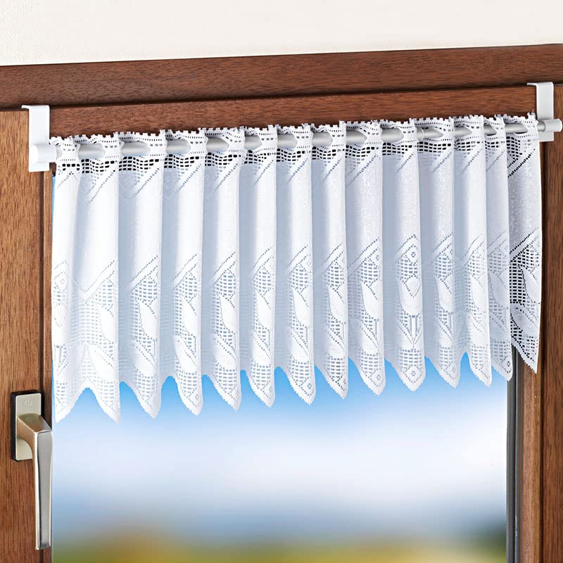 Shop-Story Maison Curtain Rail Tringle Rideau Extensible 60-105 cm
