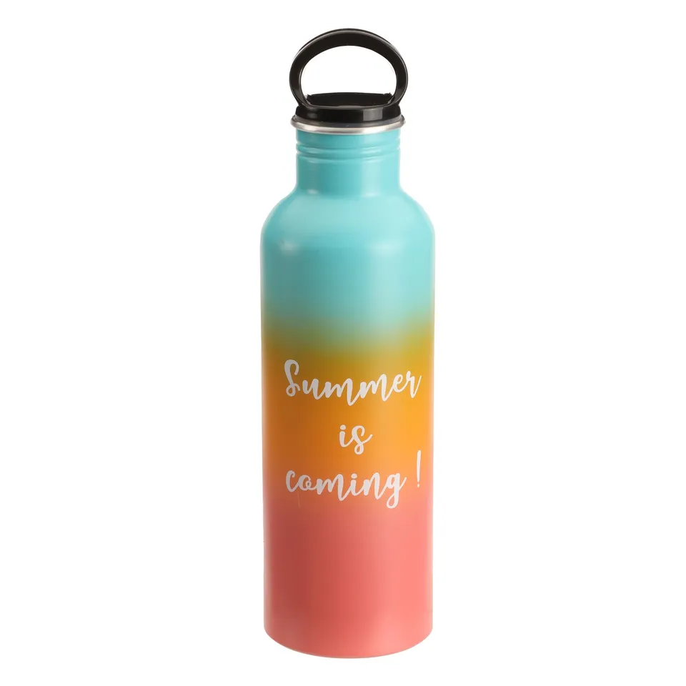 Gourde aluminium Tie & Dye bleue 750 ml voyage quotidien