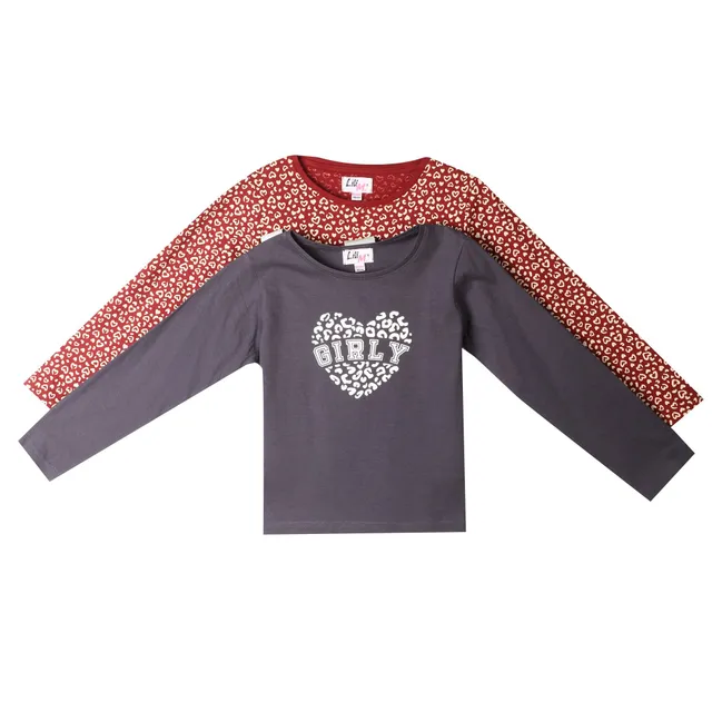 Lot 2 tee-shirts enfant bleu foncé coton 03A à 12A
