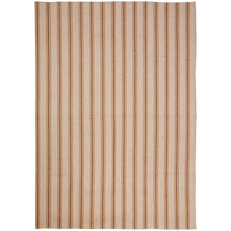 Stokomani Maison Tapis rayé lin 120x170 cm salon