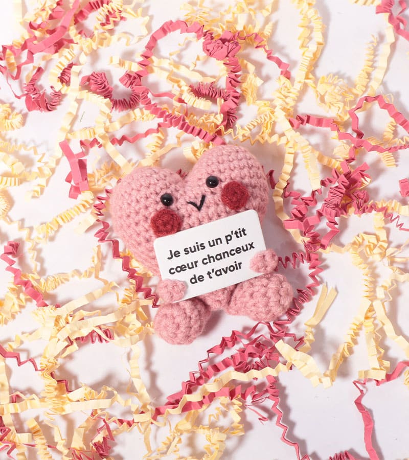 L'avant gardiste petits boosters Lili le coeur peluche positive