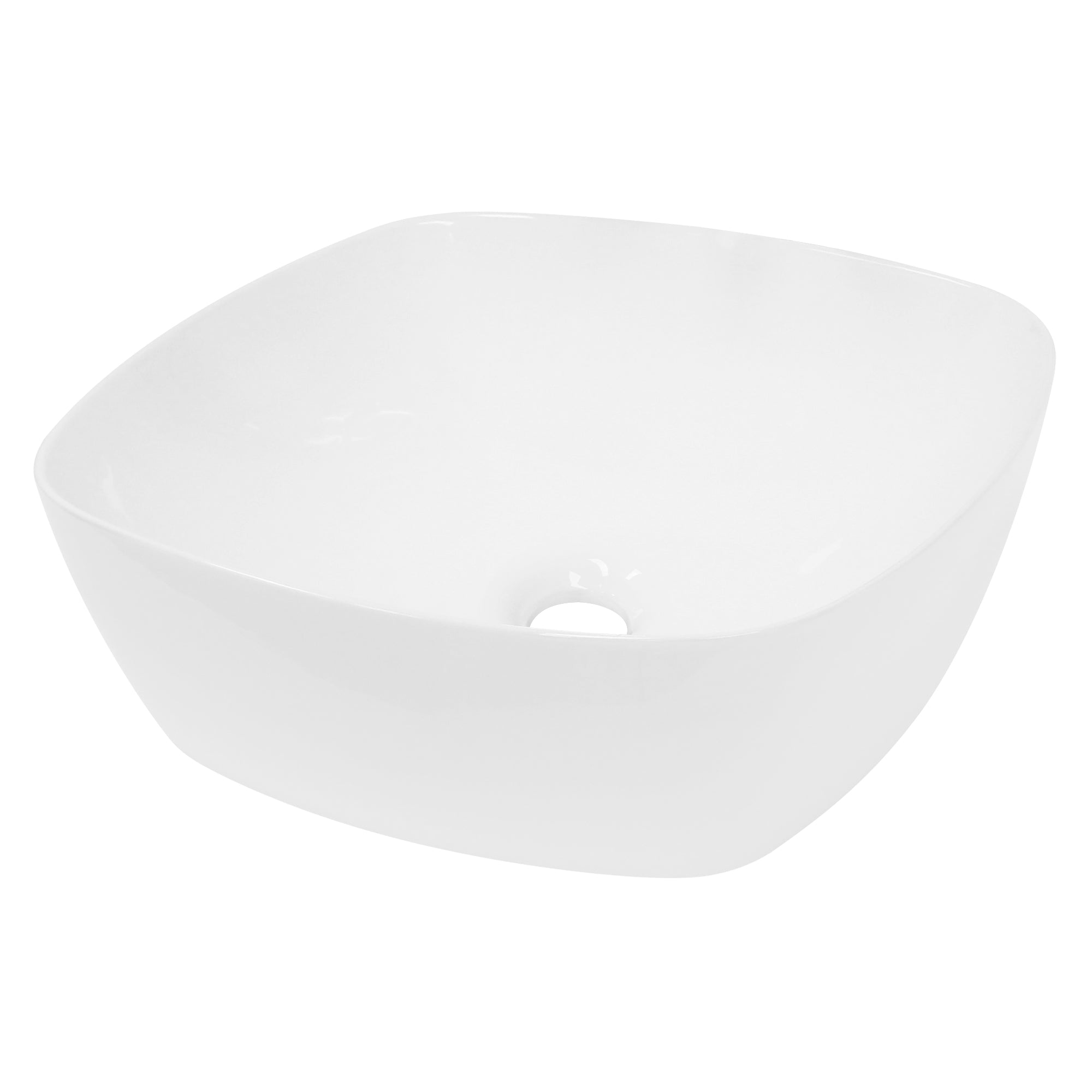 ECD Germany Sanitär vasque blanche Ø40,5 cm céramique bonde