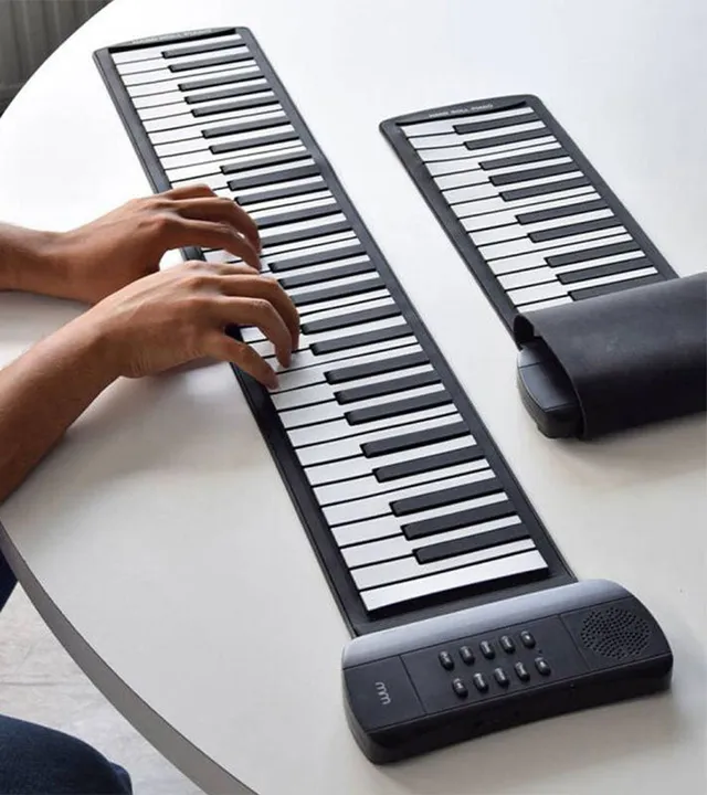 L'avant gardiste Piano Roll Up tapis à enrouler portable