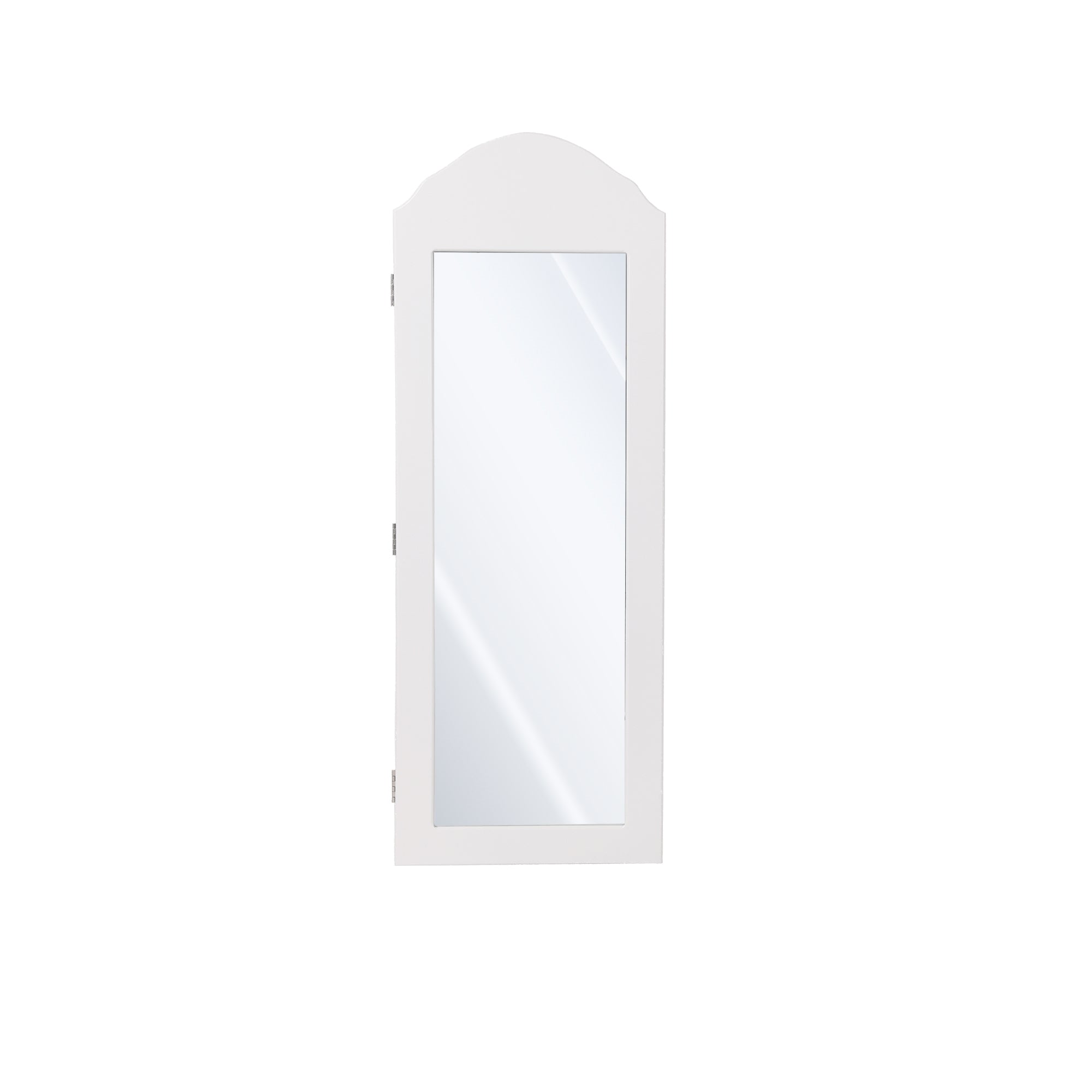 ML-Design Möbel armoire à bijoux miroir blanc 95x35x9 cm