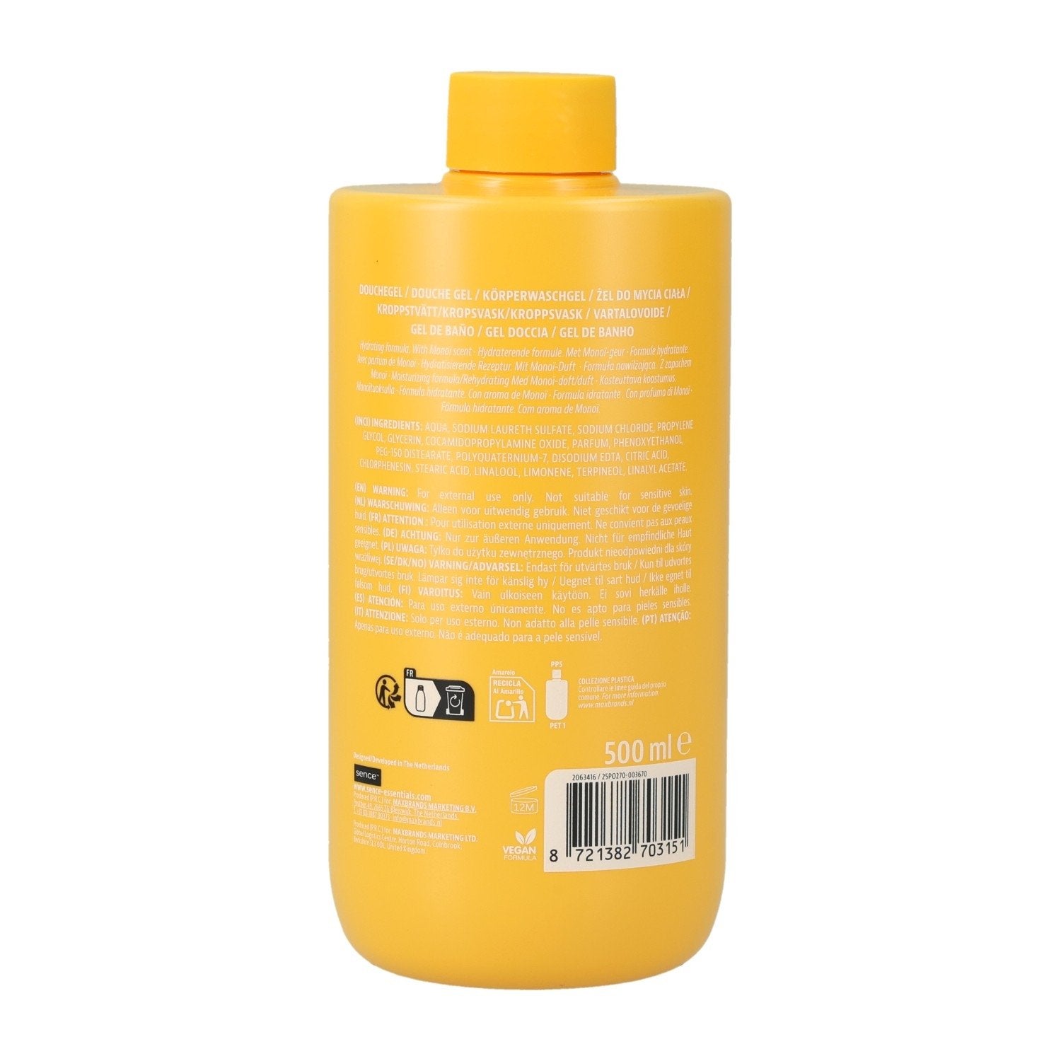 Sence Gel douche Monoï hygiène parfum exotique