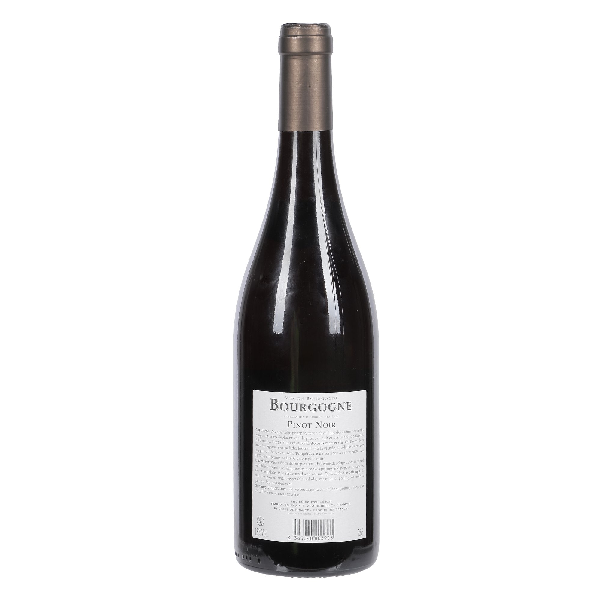 Stokomani Pinot noir Bourgogne AOP 2023 vin rouge 75 cl