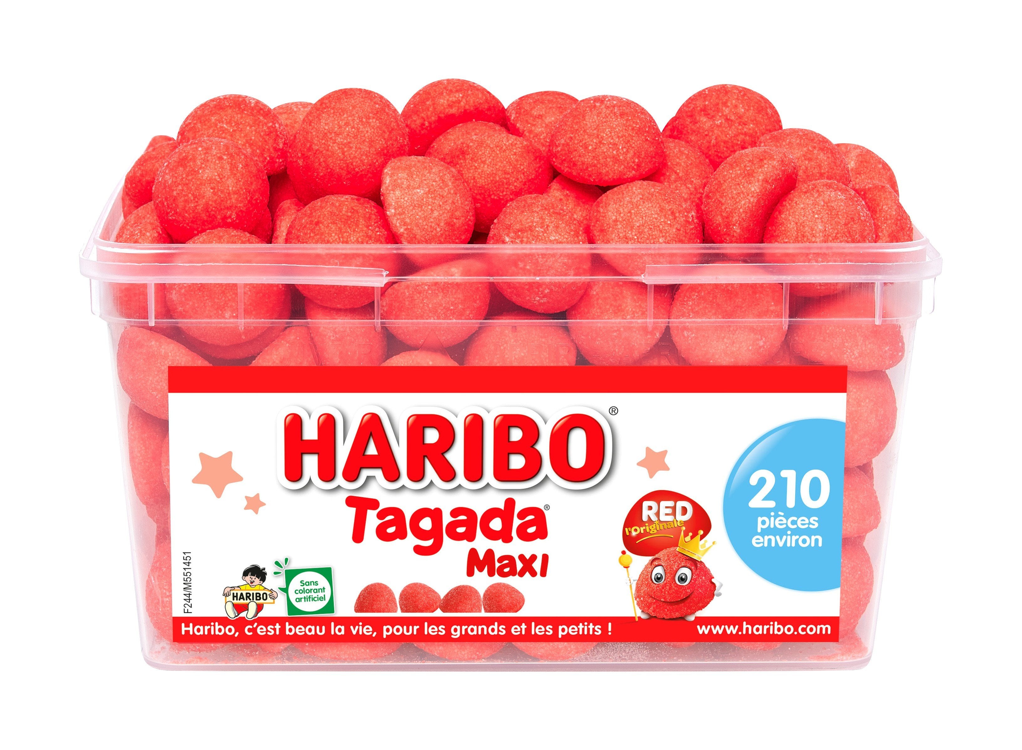 Stokomani Épicerie Tubo Tagada bonbons fraise à partager