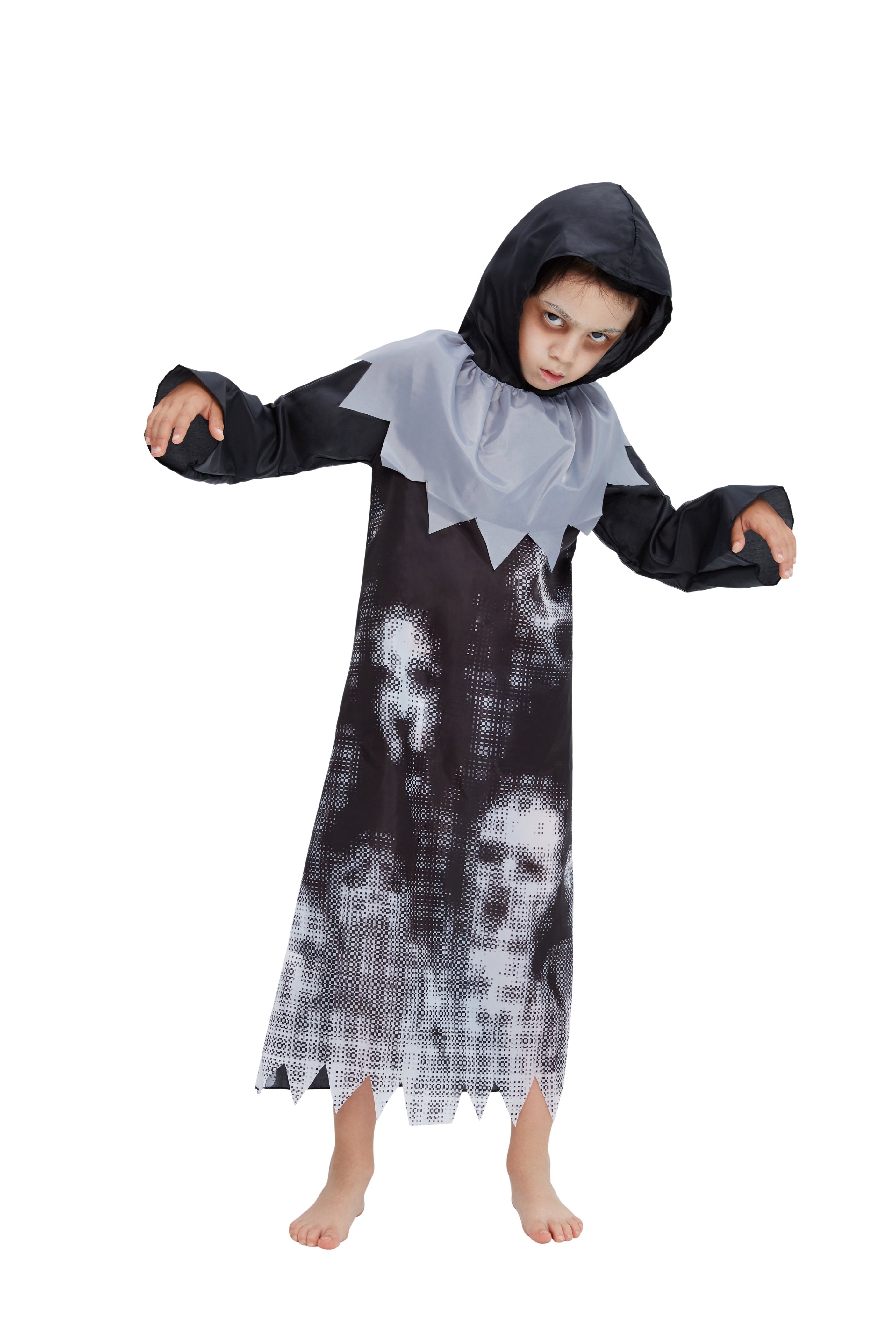 Déguisement Halloween garçon orange 4 à 12 ans