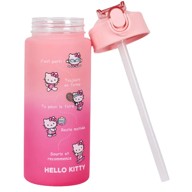 Hello Kitty gourde motivation 55cl bouteille réutilisable