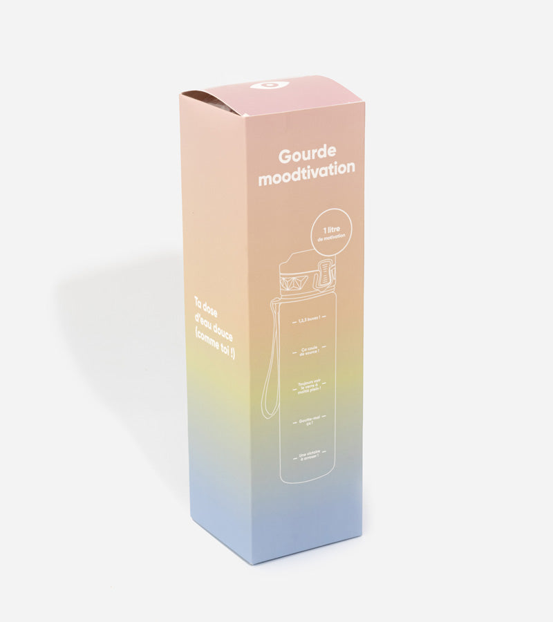 L'avant gardiste Outdoor gourde graduée Moodtivation 1 litre