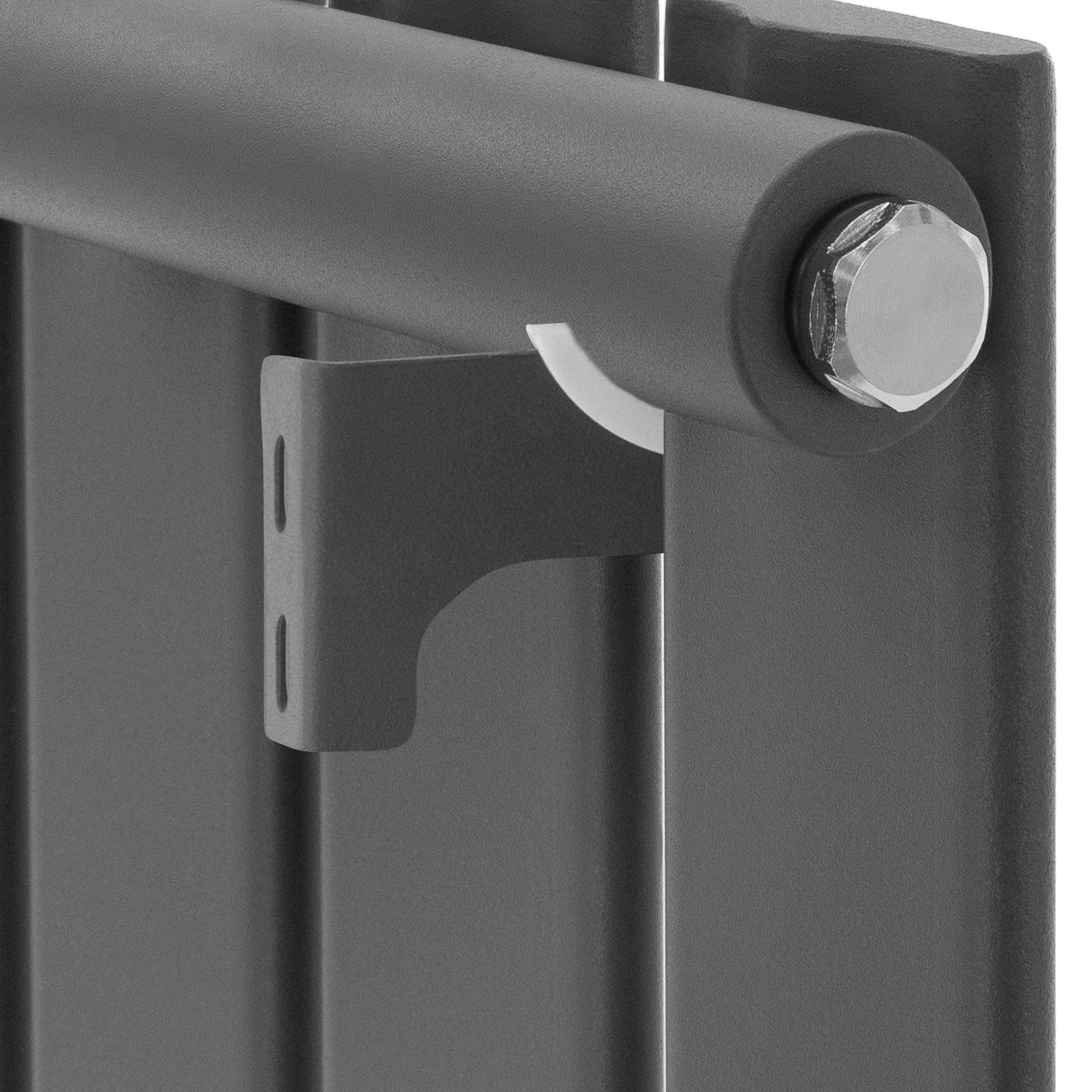 ECD Germany Heizungen radiateur bain anthracite 260x1800 mm