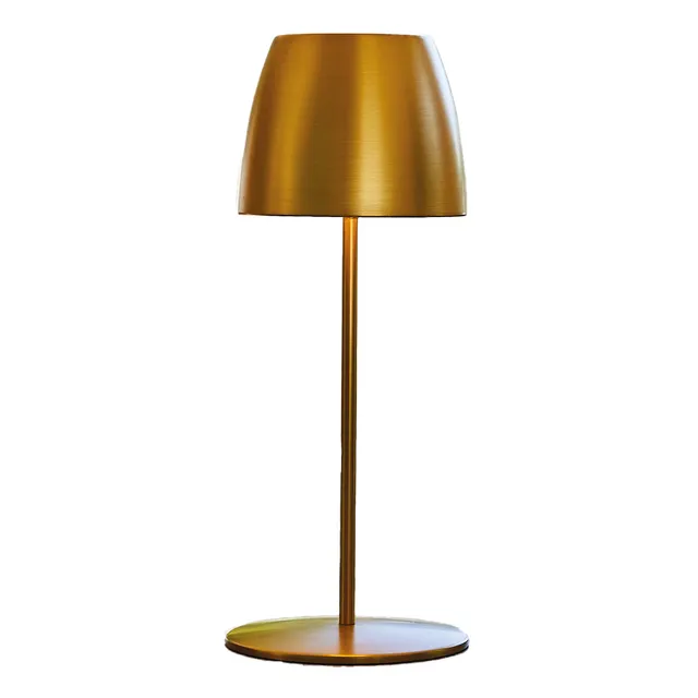 Red Deco Orlum lampe de table sans fil dorée H30cm blanc chaud