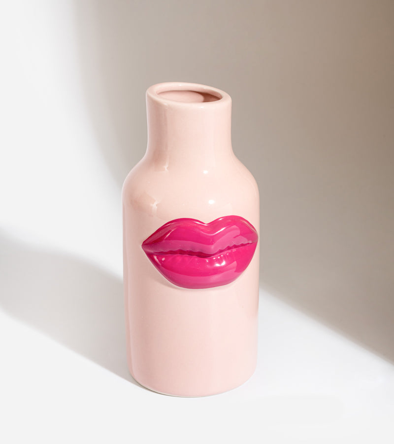 L'avant gardiste vase lips céramique Petit baiser glamour