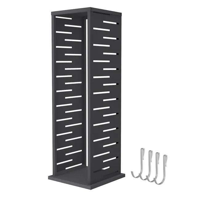 ML-Design range-bûches colonne 37,5x37,5x112 cm anthracite