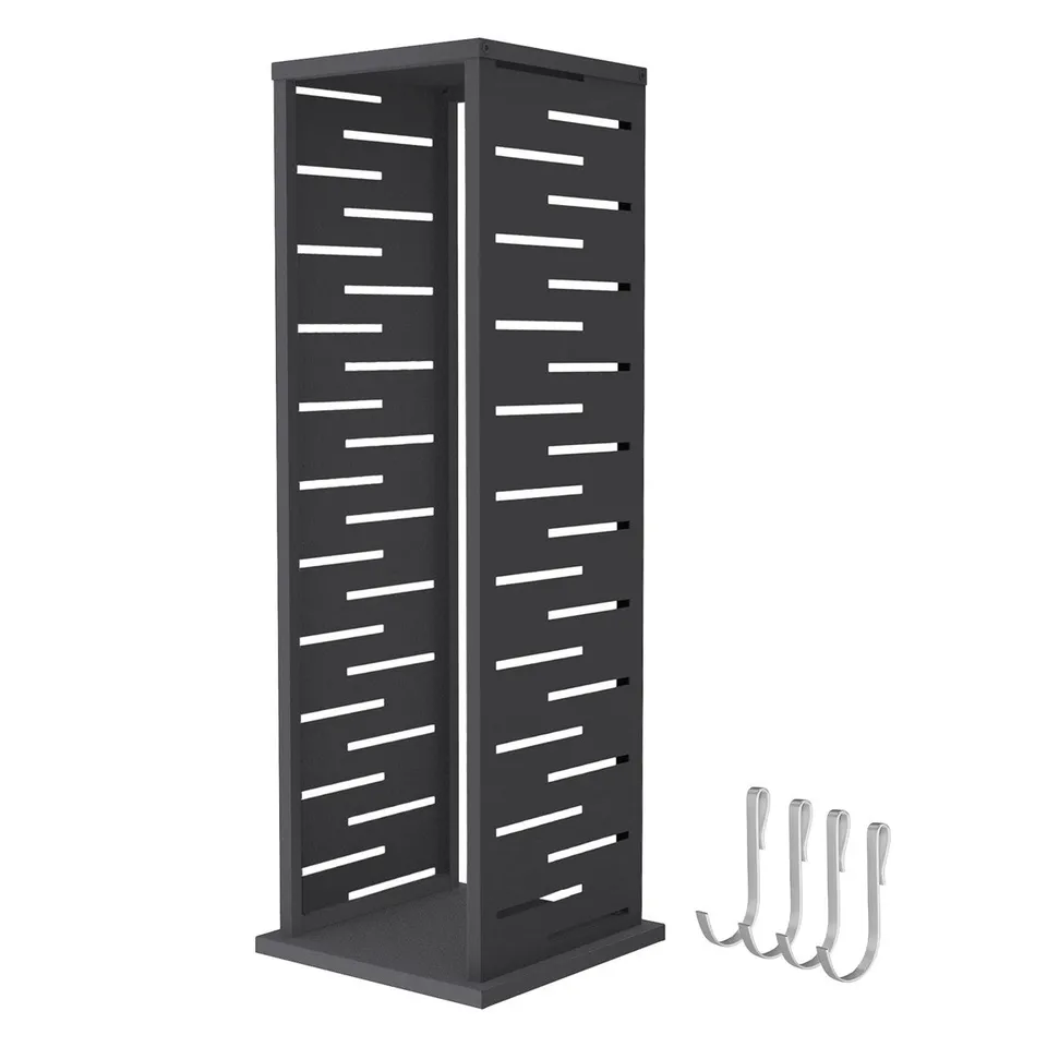 ML-Design range-bûches colonne 37,5x37,5x112 cm anthracite