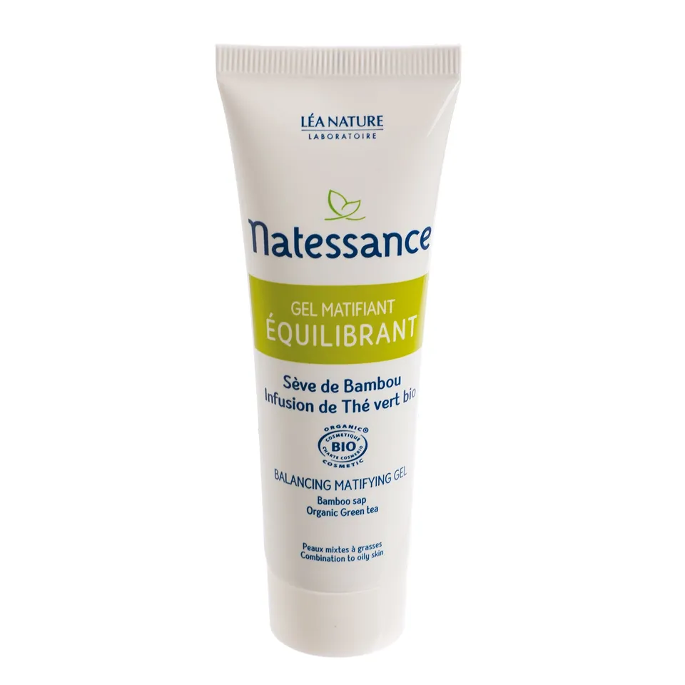 Natessance gel matifiant bambou thé vert bio visage