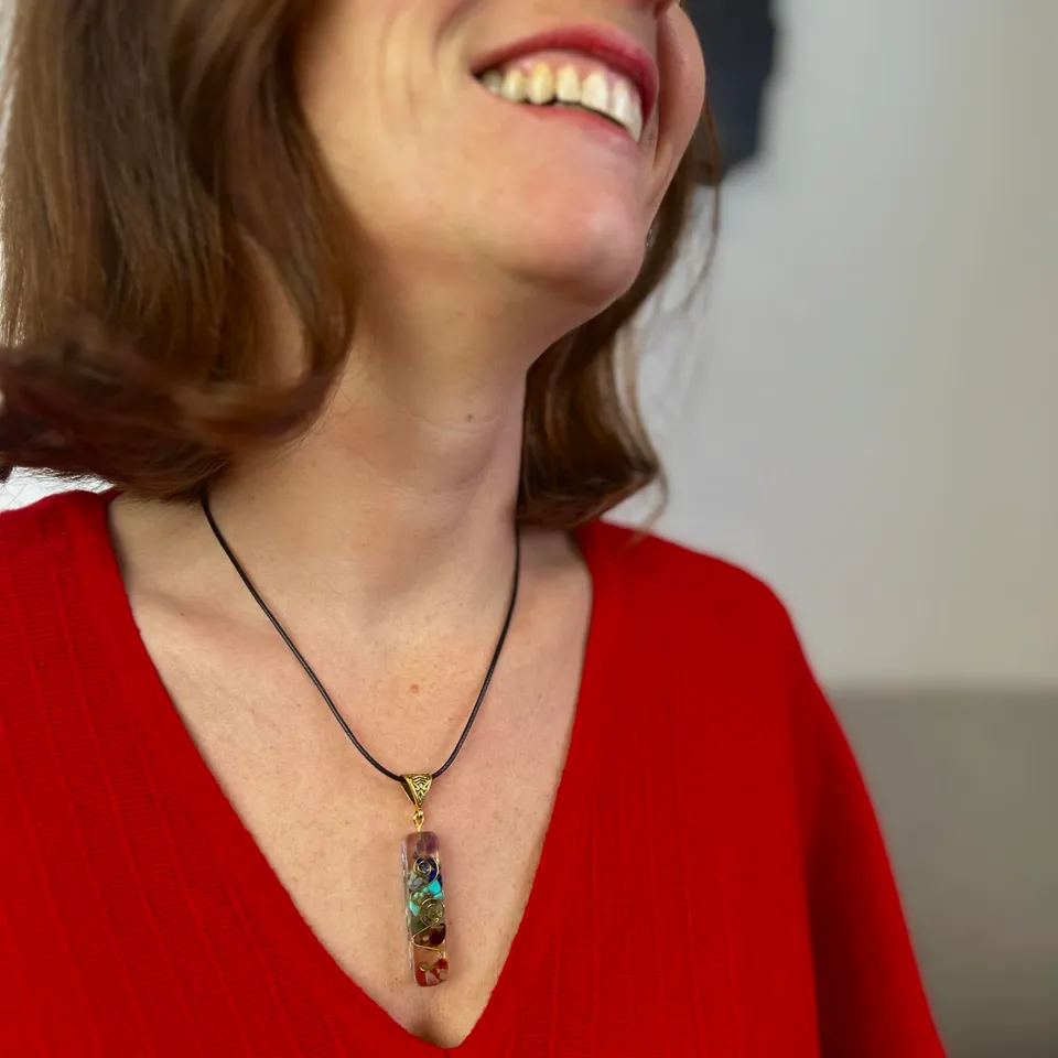 Shop-Story Bien-être Energy Necklace collier orgonite 7 chakras