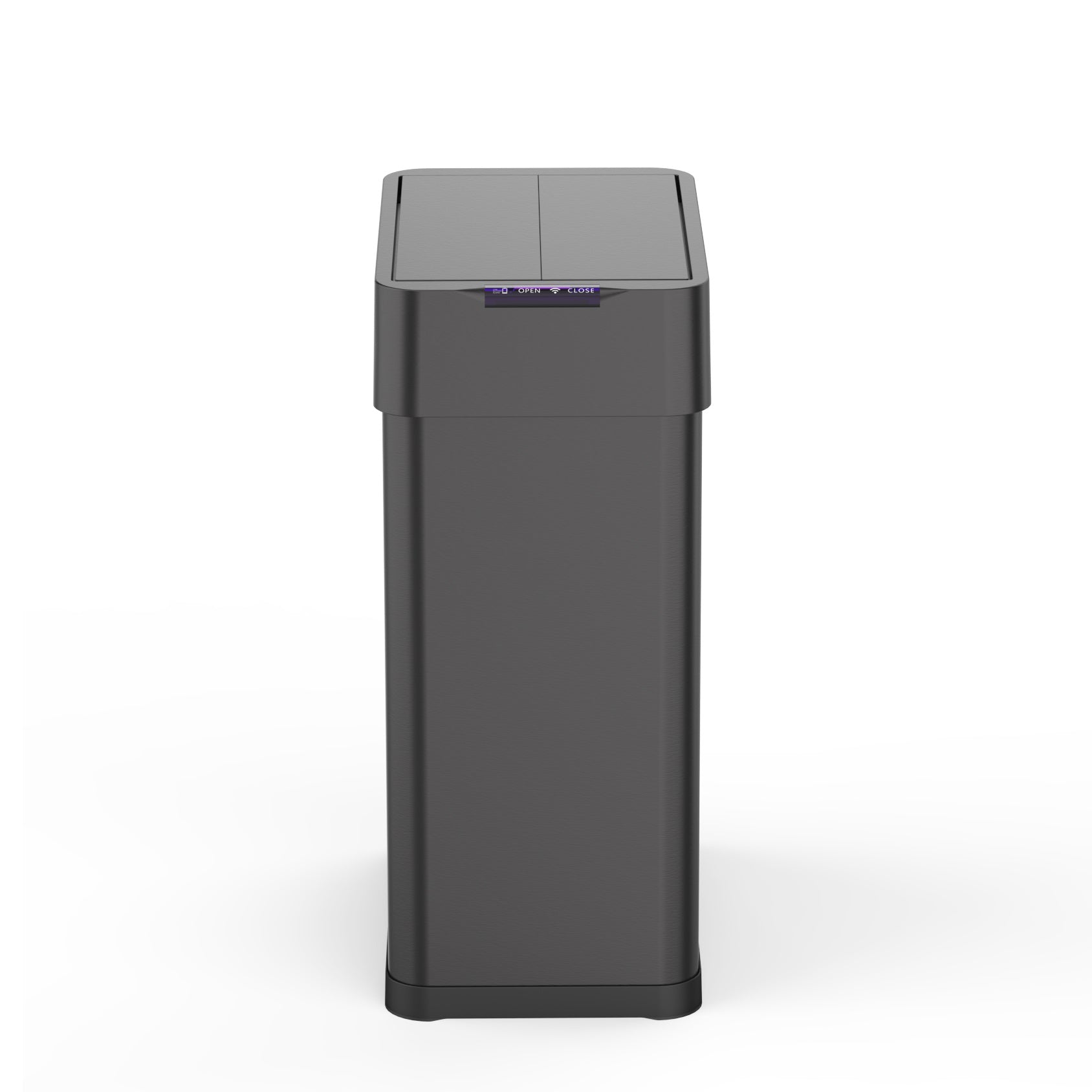 Red Deco Silverlake Black 60L poubelle papillon inox