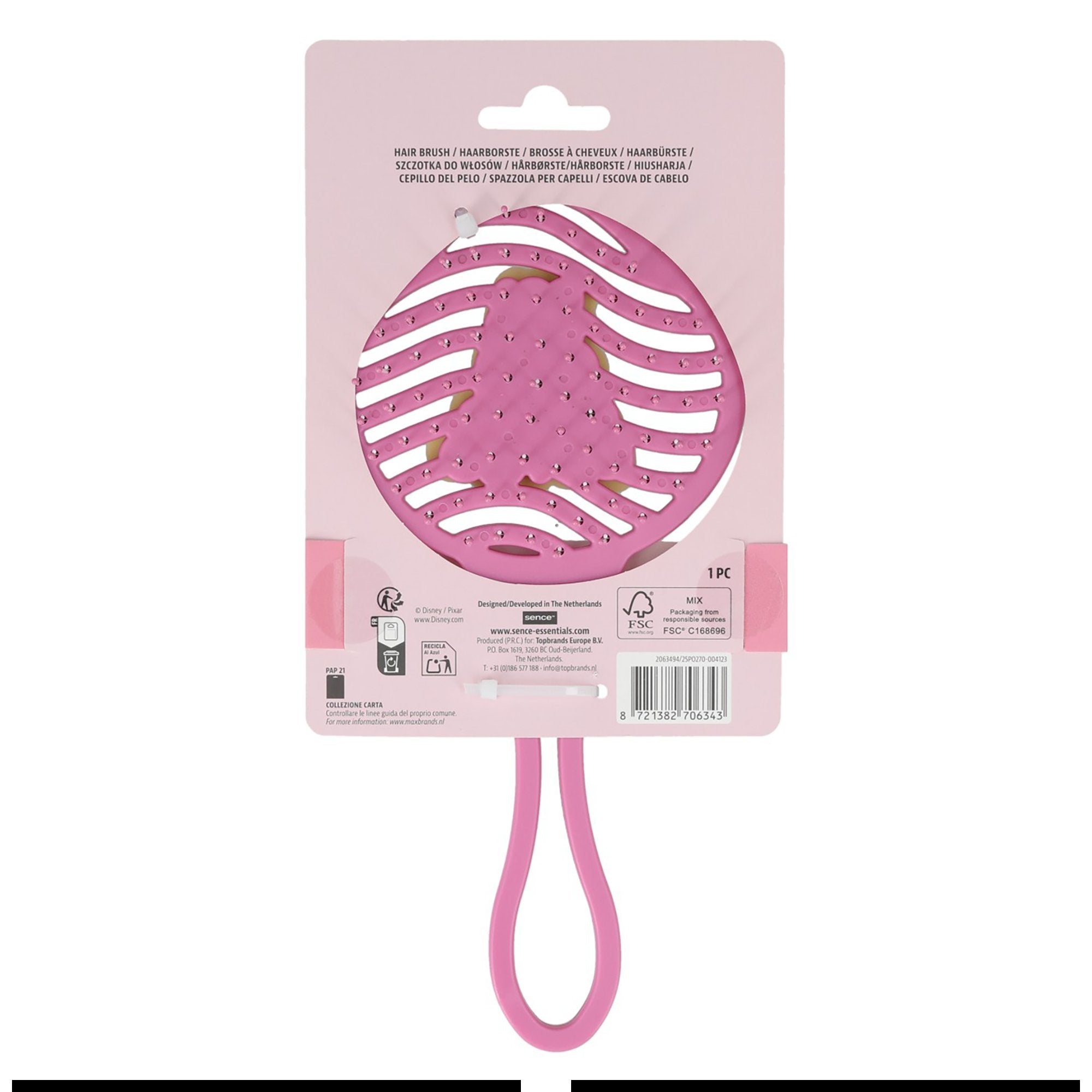 Lotso Brosse à cheveux ours rose démêlante