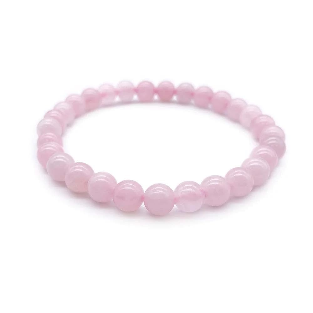 Shop-Story Pinkquartz bracelet quartz rose 19 cm perles 7 mm