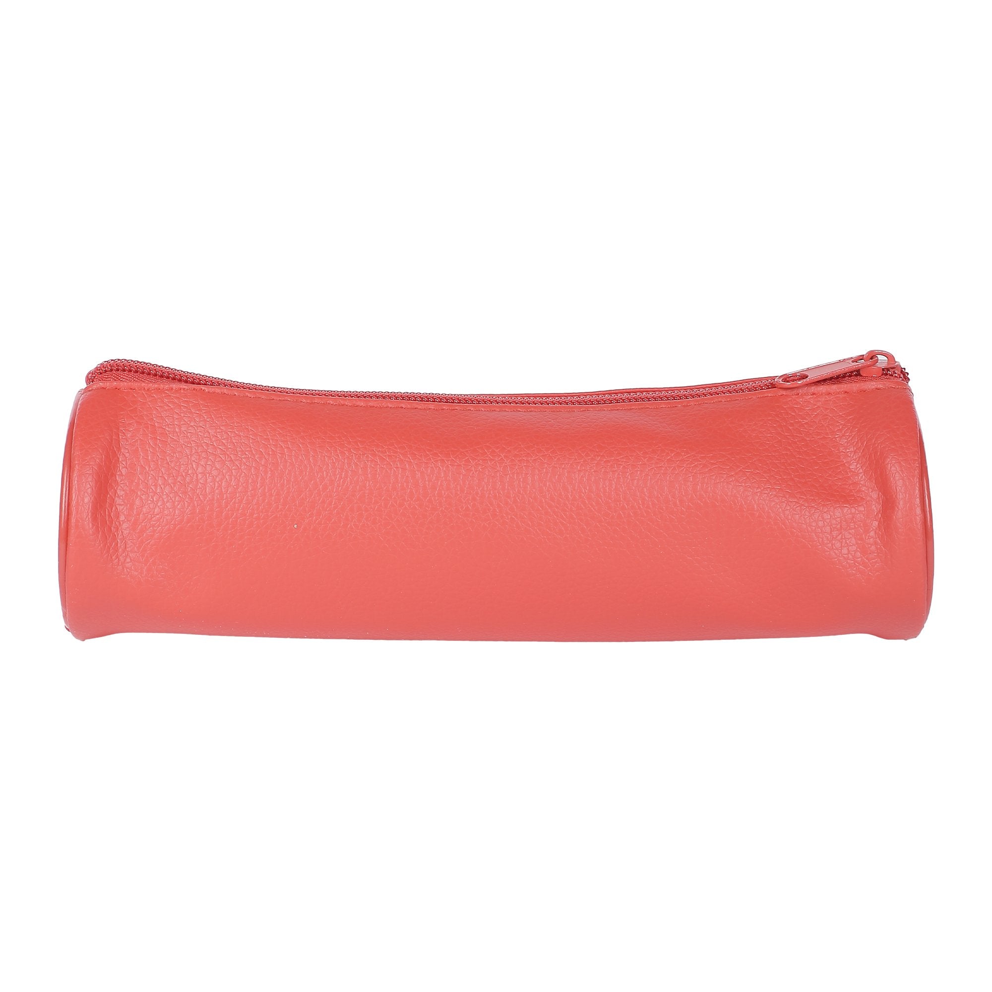 Trousse Imitation Cuir trousse scolaire rouge effet cuir