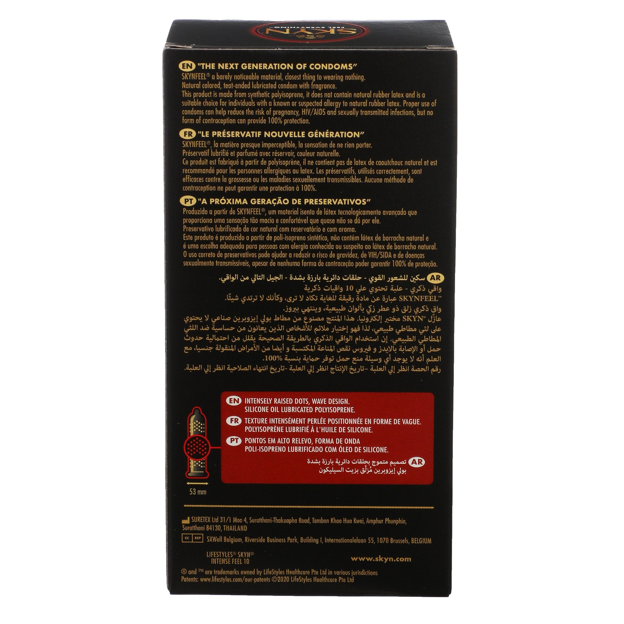 Skyn Sensation Intense 10 préservatifs