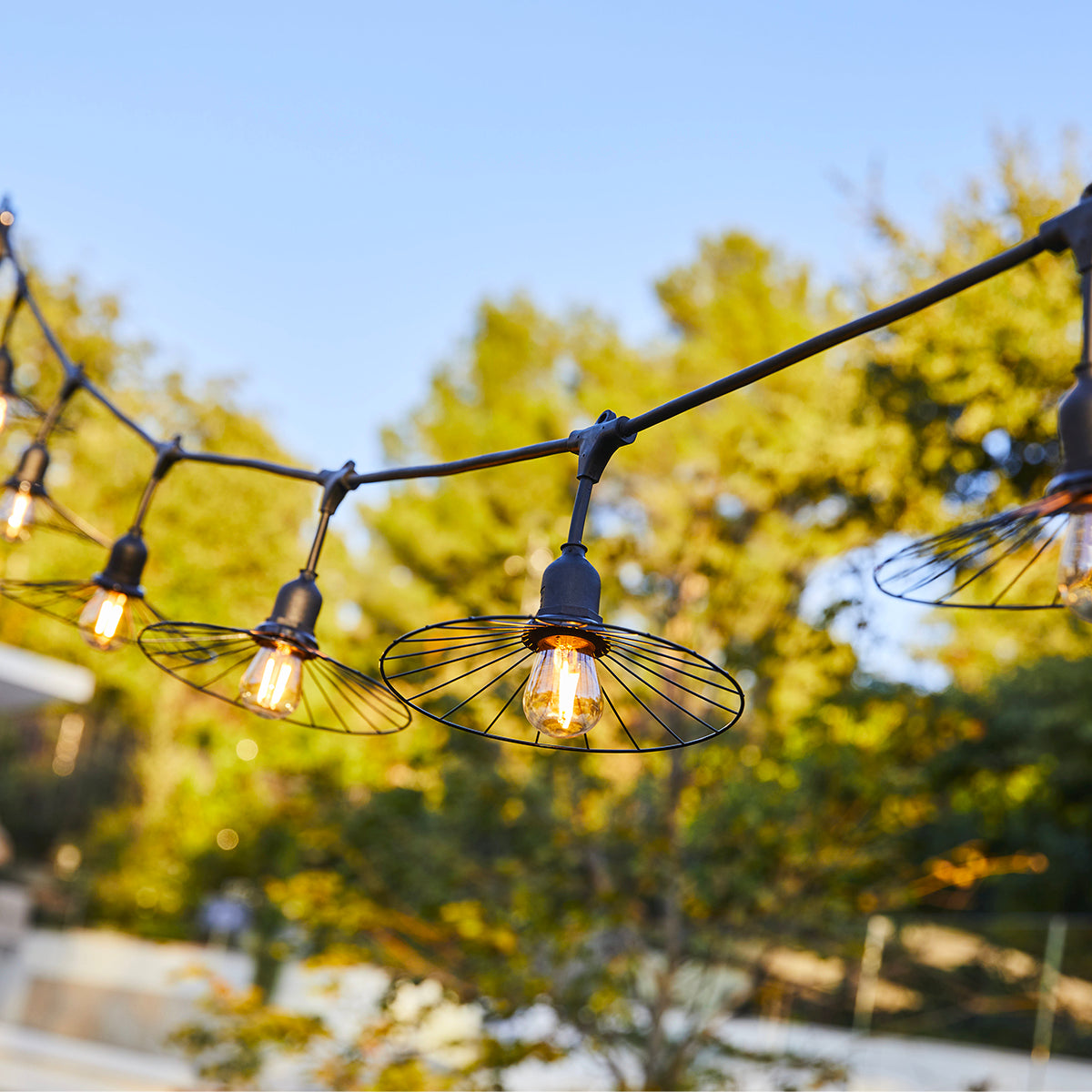 Red Deco Chic Cage Light 6m Guirlande lumineuse 10 ampoules E27