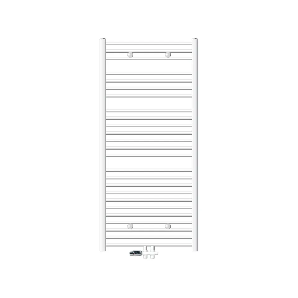 ECD Germany Heizungen sèche-serviettes blanc droit 750x1500 mm