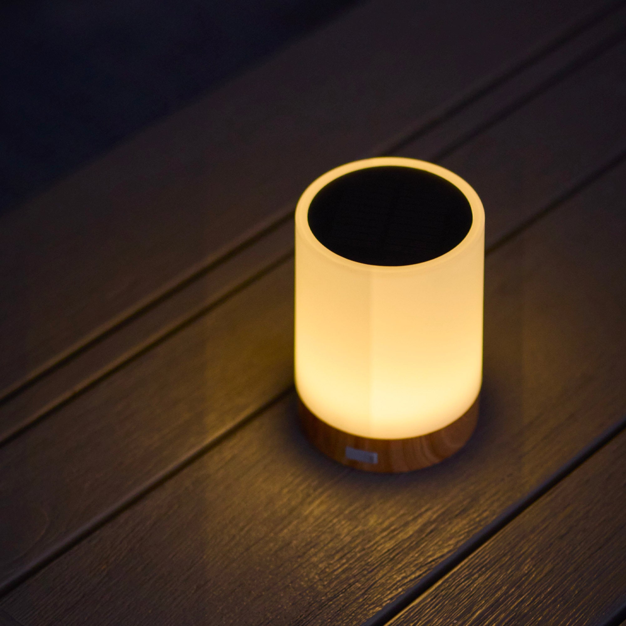 Red Deco Duolight lot 2 lampes table solaires LED H13cm