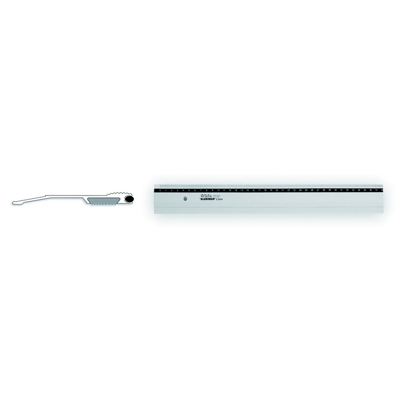 Safe Tool règle de coupe aluminium 40 cm graduée
