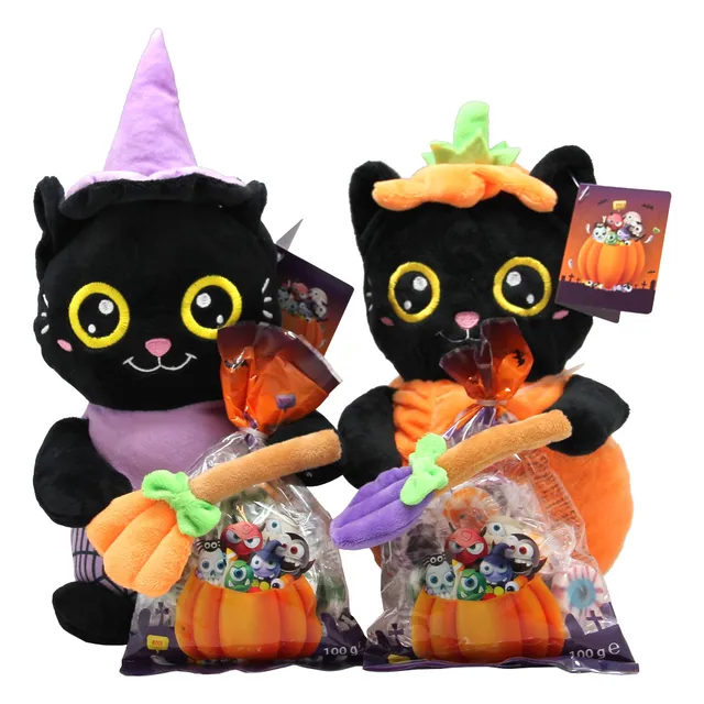 Stokomani peluche sachet bonbon Halloween modèle aléatoire