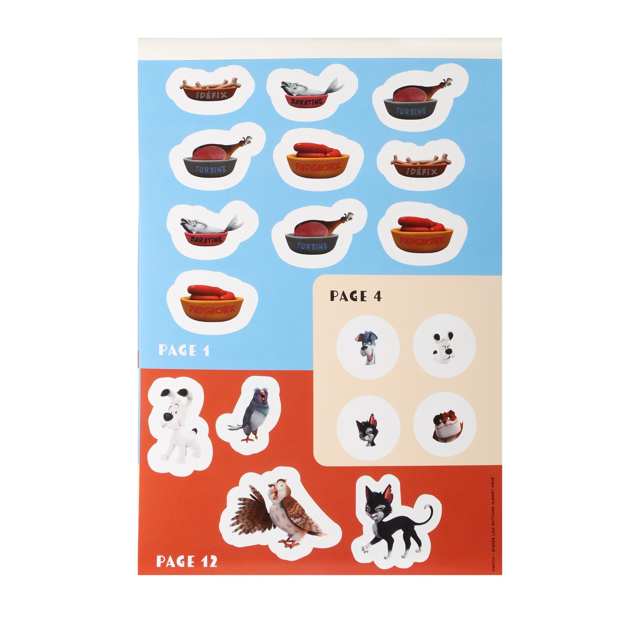 Idéfix Irréductibles Mon bloc stickers et activités livre