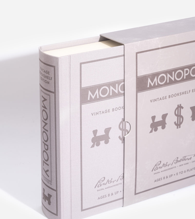 Monopoly Vintage Livre Edition jeu de société famille rétro