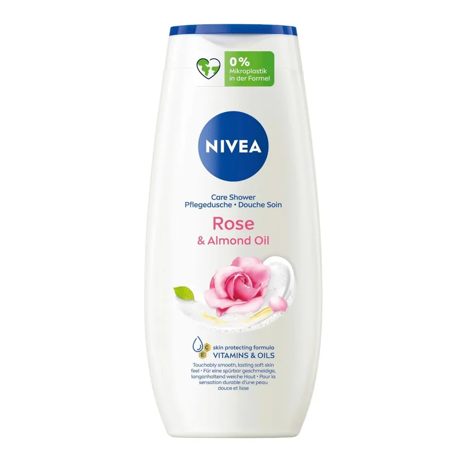 Nivea Gel douche soin rose huile d'amande corps doux
