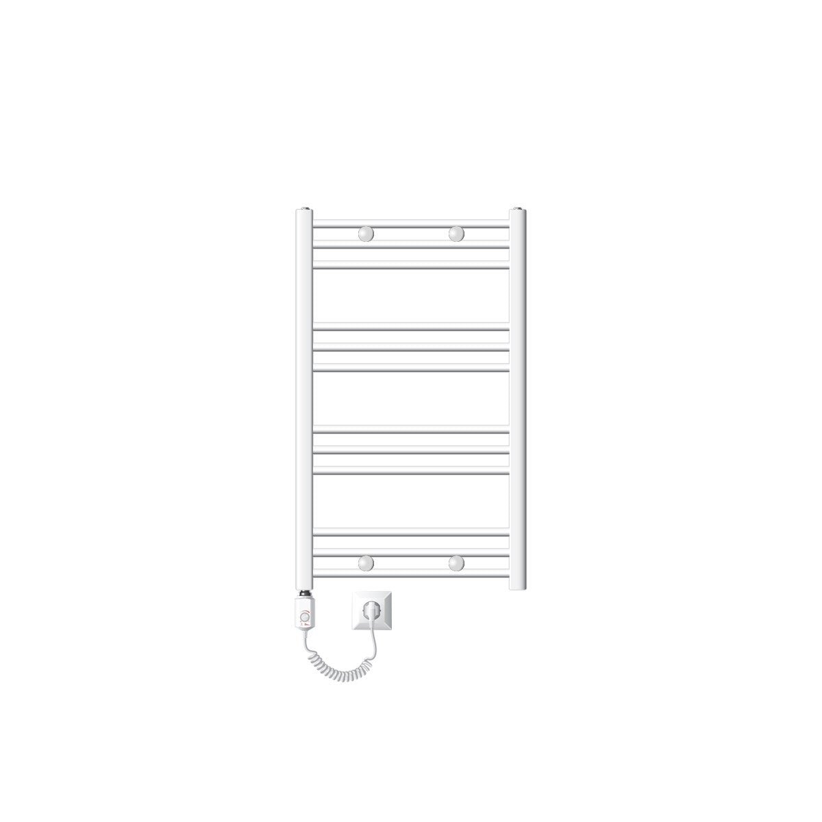 ECD Germany Heizungen sèche-serviettes blanc 300W 600x800 mm