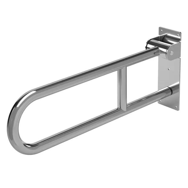 ML-Design Barre appui WC rabattable inox 60 cm 200 kg